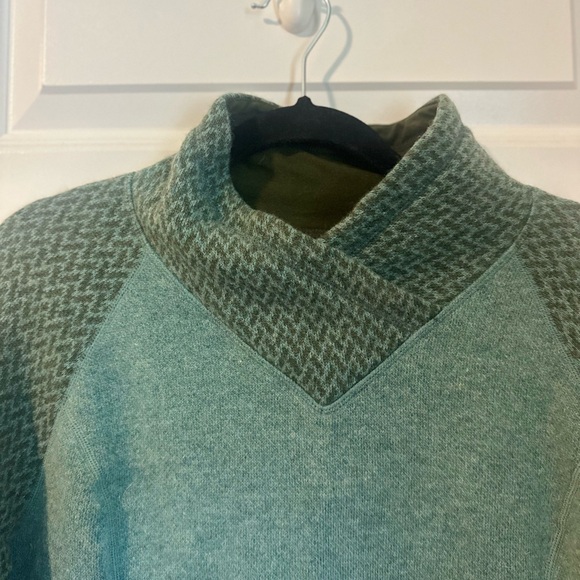 Marmot Women's Cowl Neck Sweater in Forest Green - Picture 3 of 6